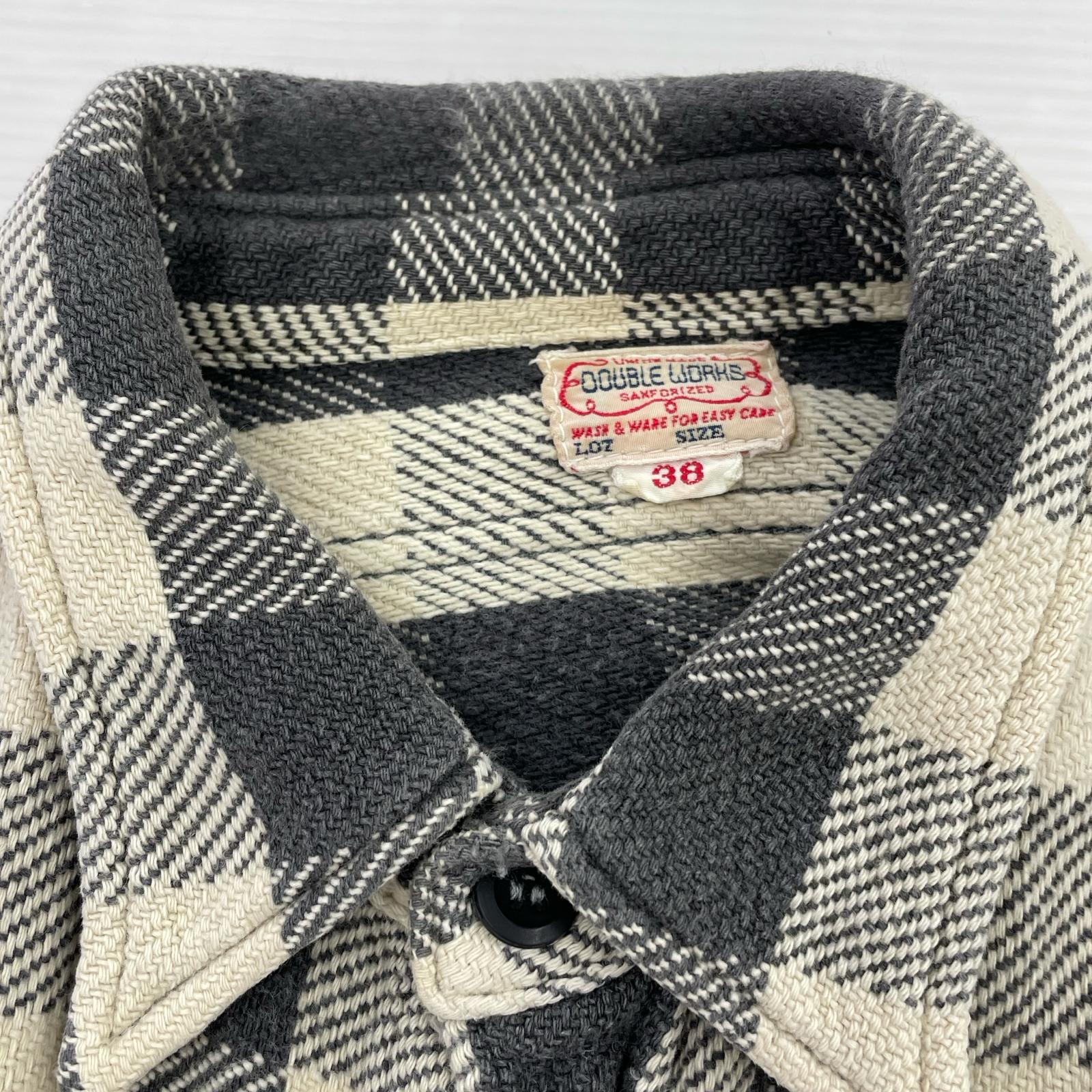 長袖シャツ DOUBBLE WORKS ネルシャツ (38) 38