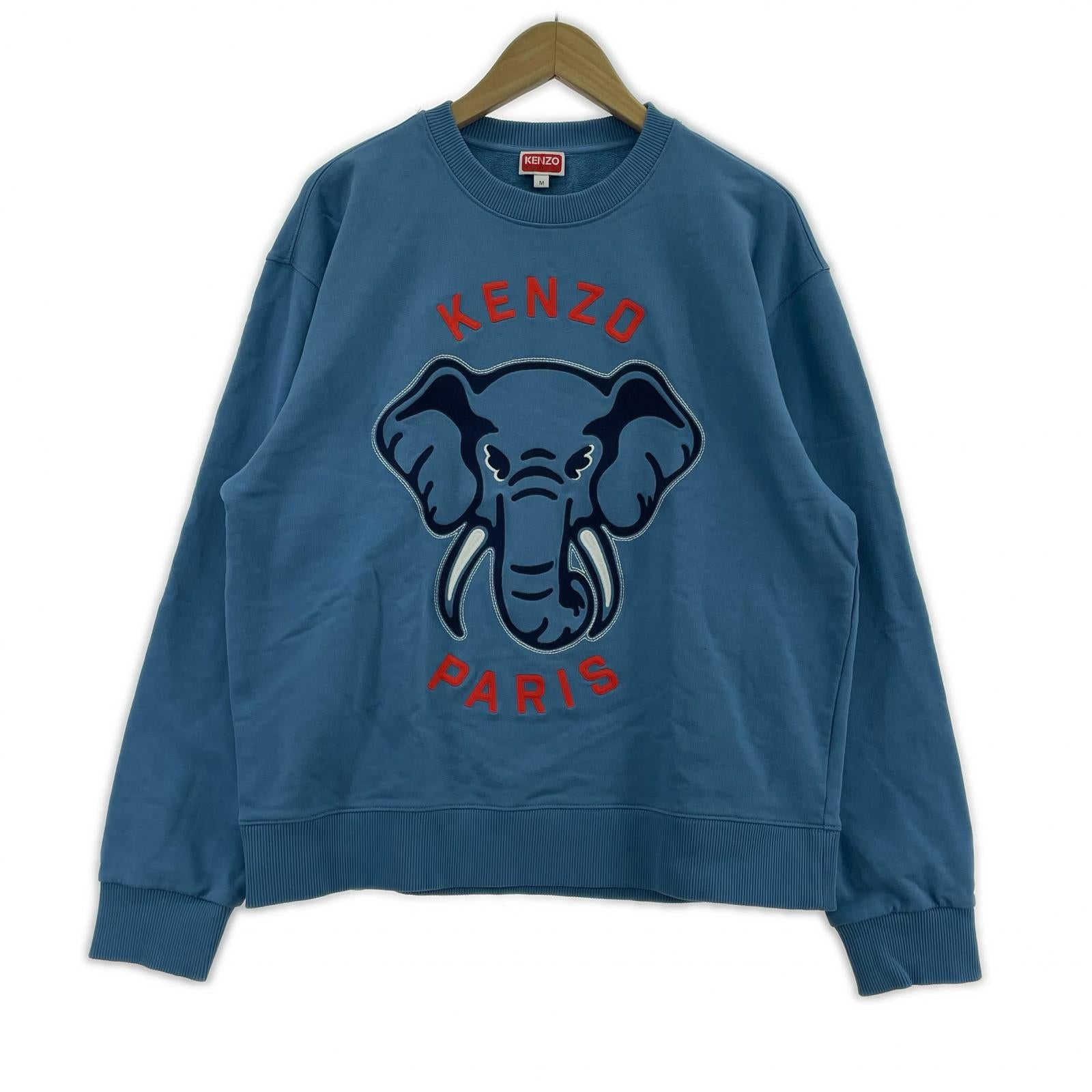 スウェット Varsity Jungle エレファントスウェット ライトブルー (M) M ブルー