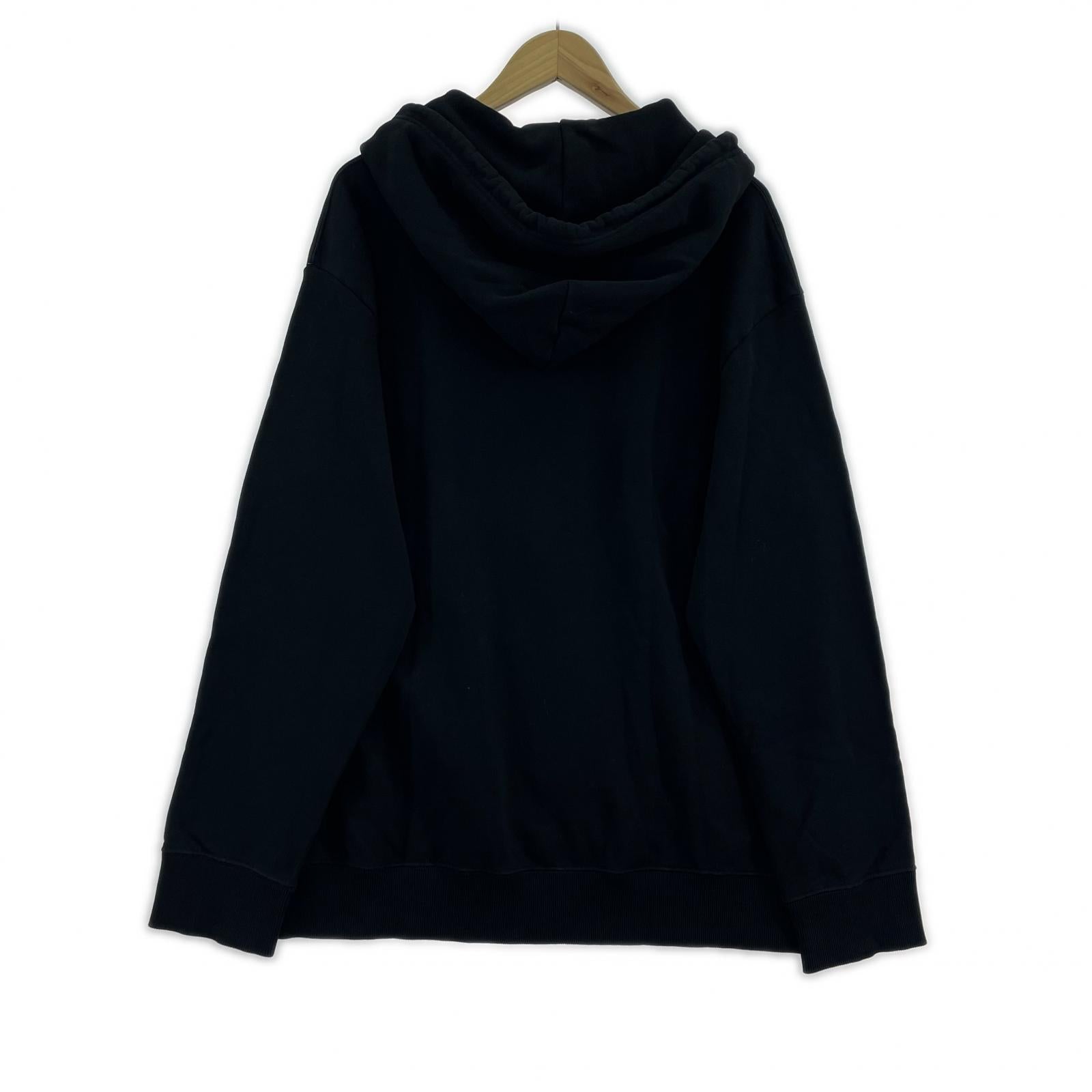 パーカー ロゴ刺繍POパーカー ブラック (M) M ブラック