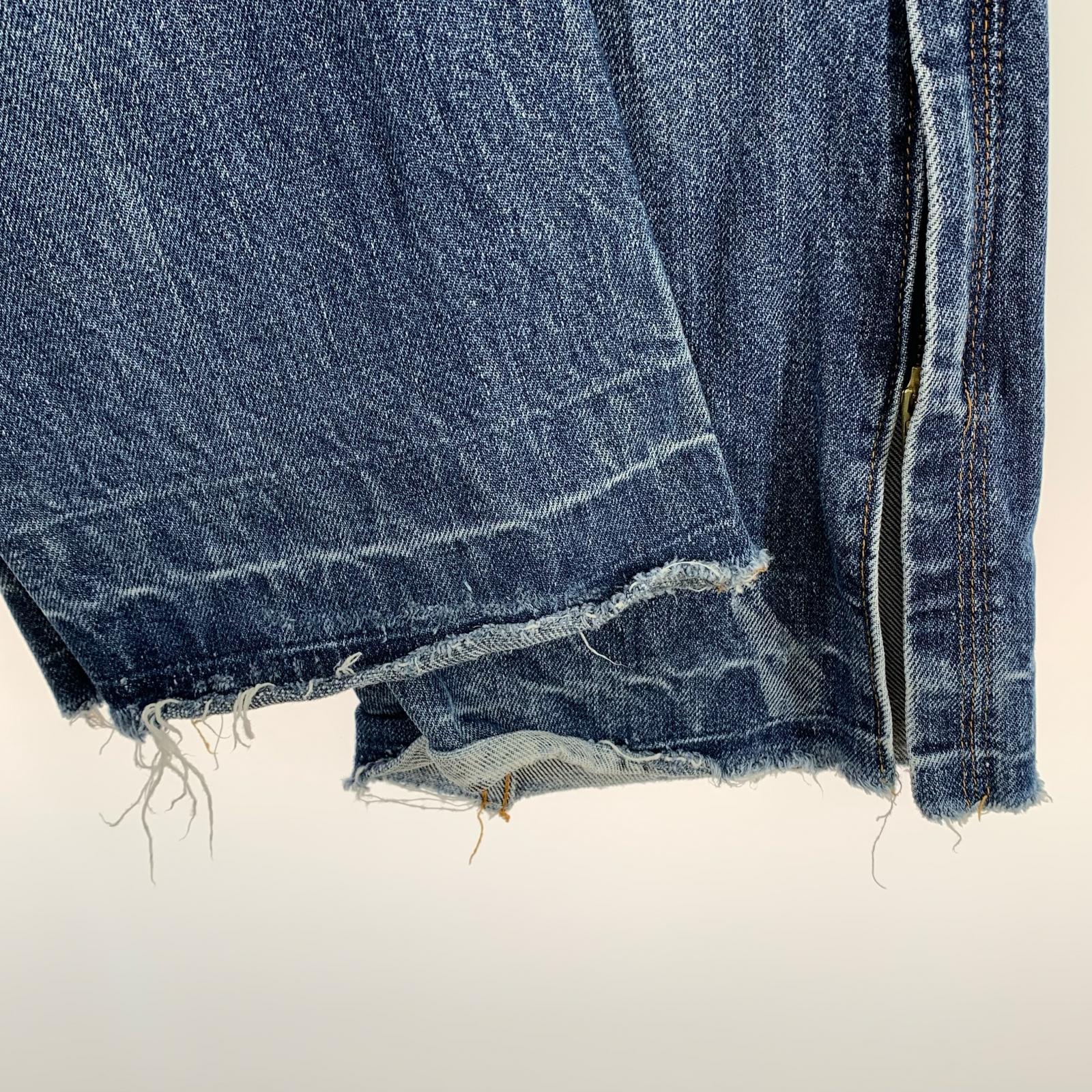 デニムパンツ ARCHIVES 23SS ジップアップ デニムパンツ (W38) ブルー