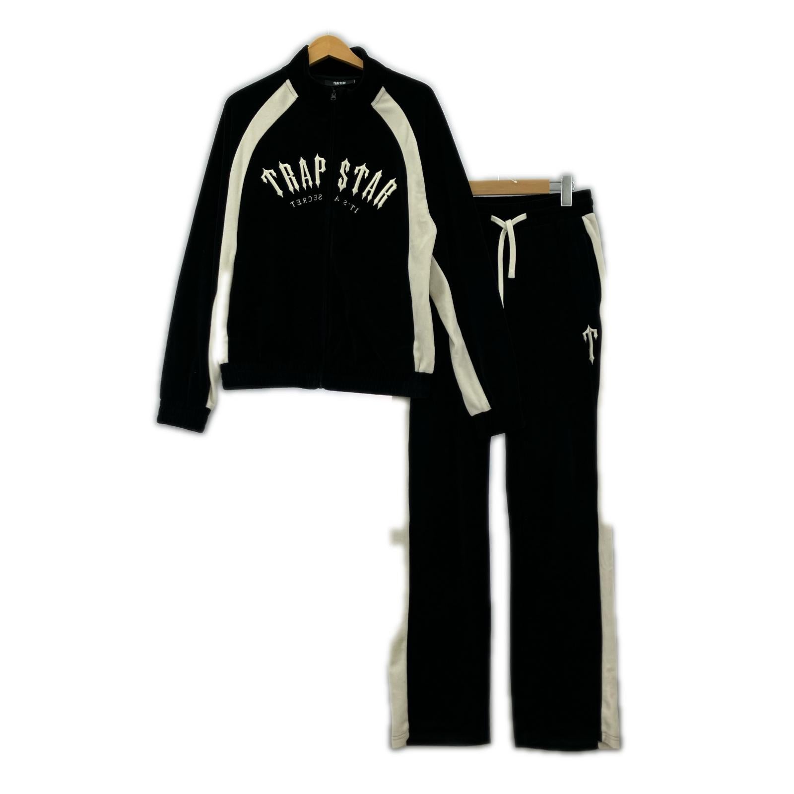 セットアップ TRAP STAR VELOUR TRACKSUIT S S ブラック