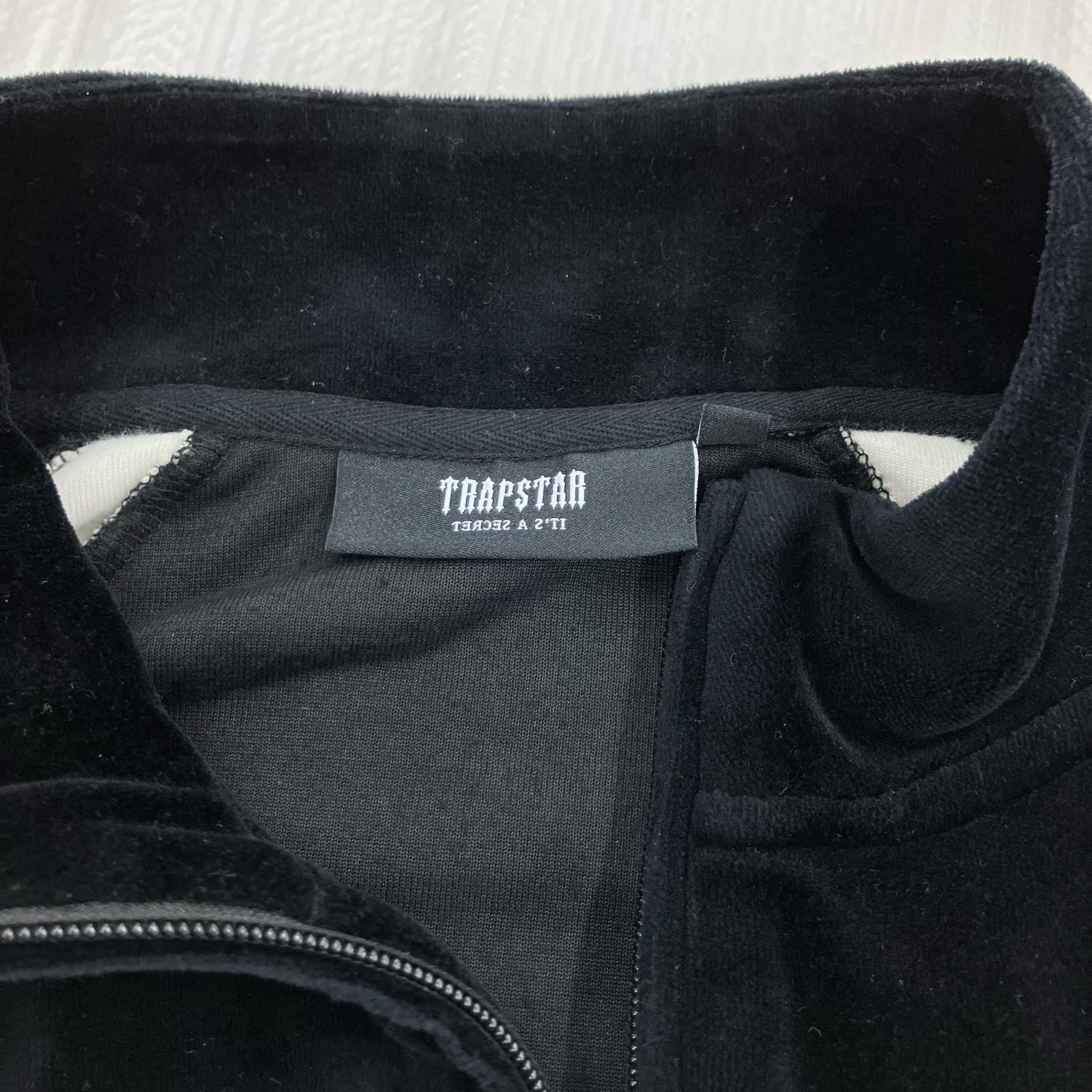 セットアップ TRAP STAR VELOUR TRACKSUIT S S ブラック