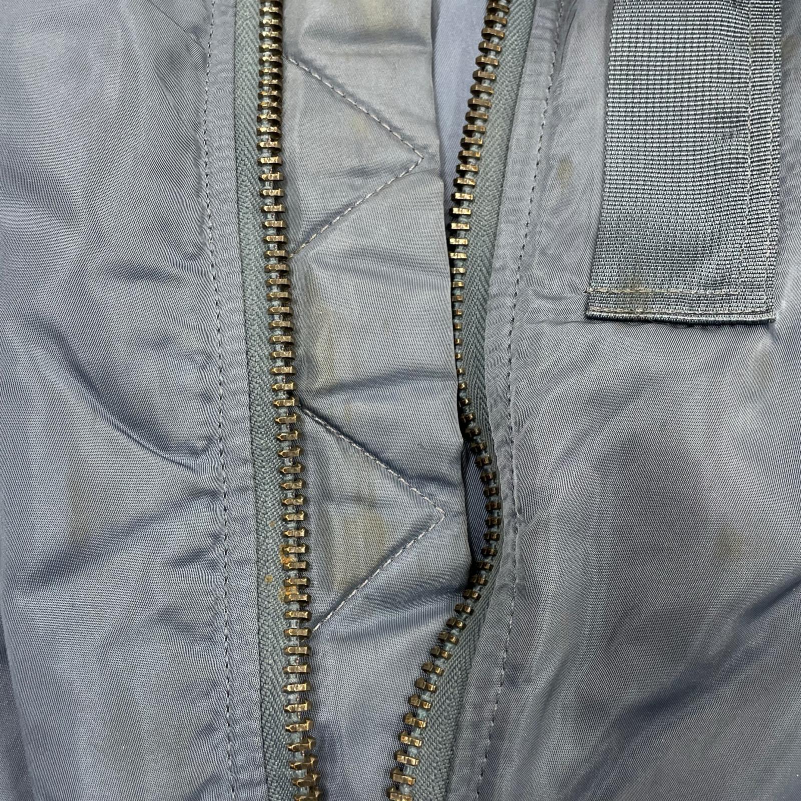 ジャケット USA製 B-15C フライトジャケット L L ブルー
