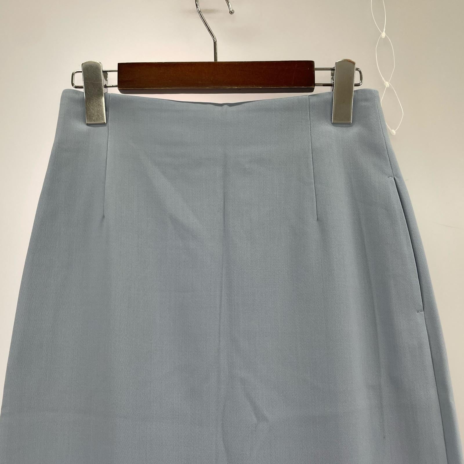 その他ボトムス AURALEE HARD TWIST WOOL DOBBY SKIRT 0 A23SS02KW ブルー