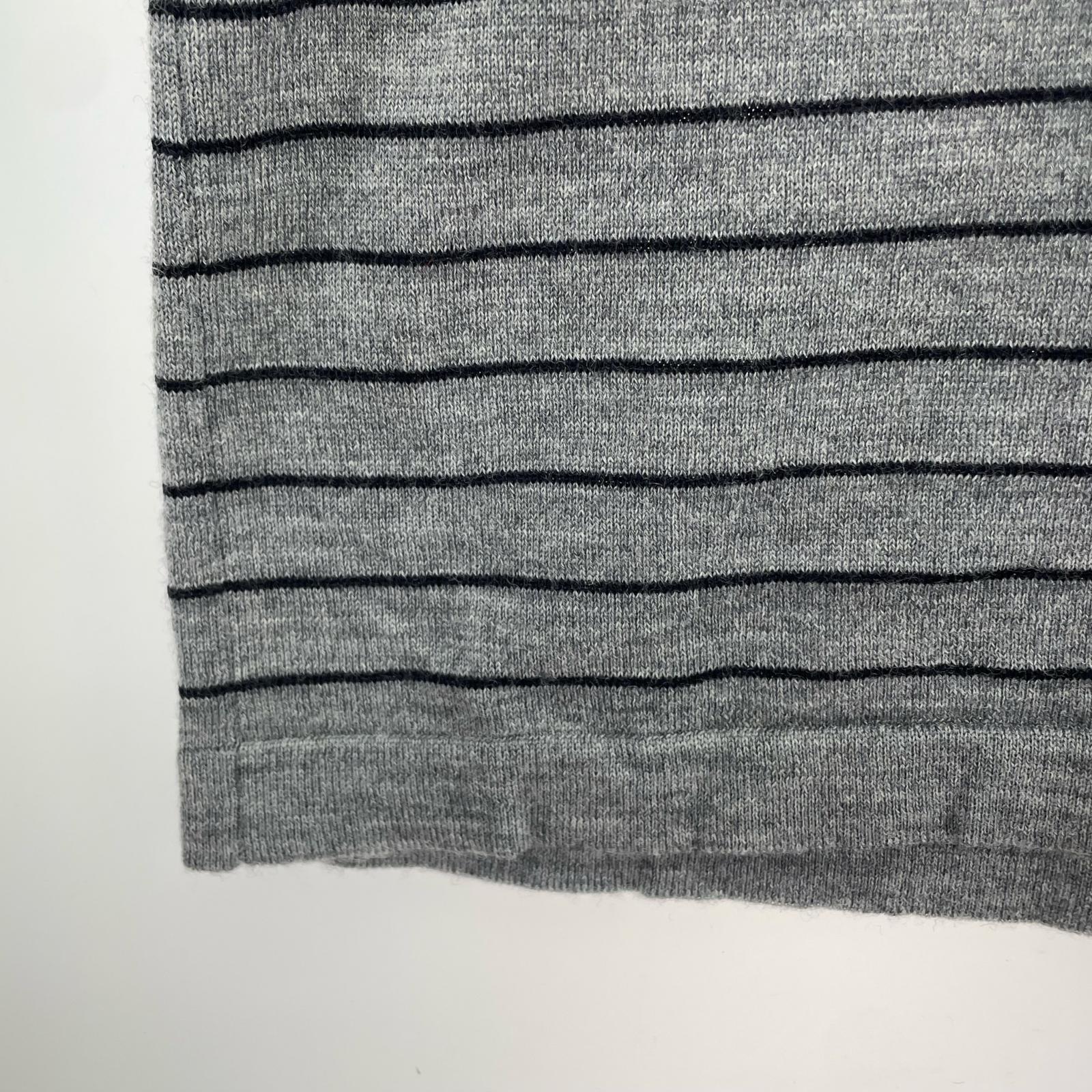 その他トップス NKNIT high gauge wool KNIT shirt 1 N25AW-025 グレー