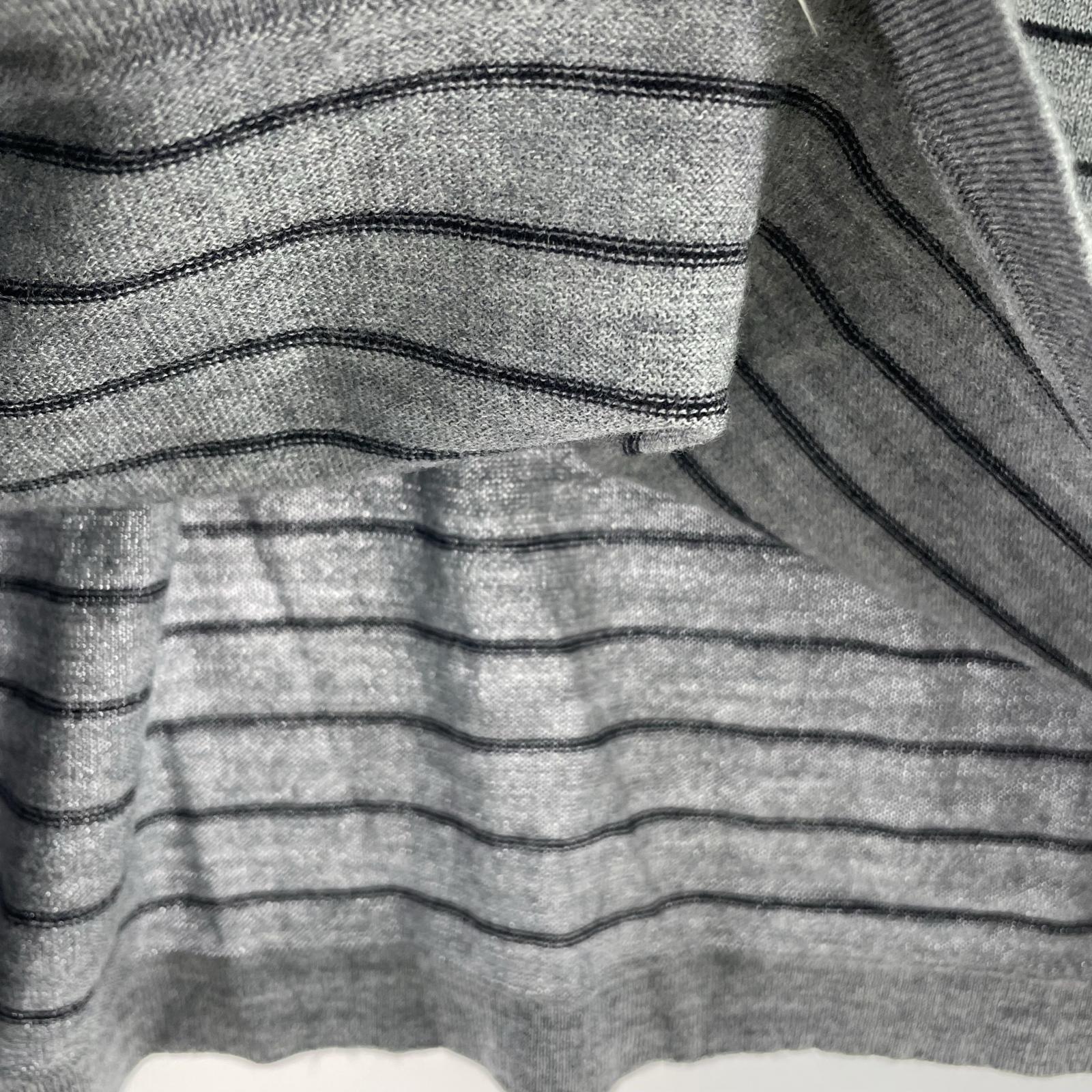 その他トップス NKNIT high gauge wool KNIT shirt 1 N25AW-025 グレー