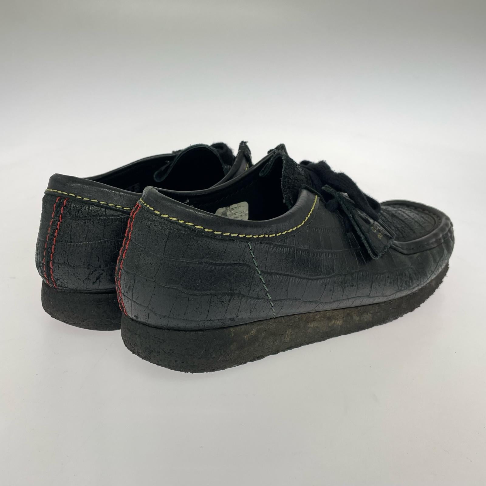 スニーカー WACKO MARIA × Clarks Wallabee Crocodile 27cm (US9 UK8 1/2 EU44) ブラック