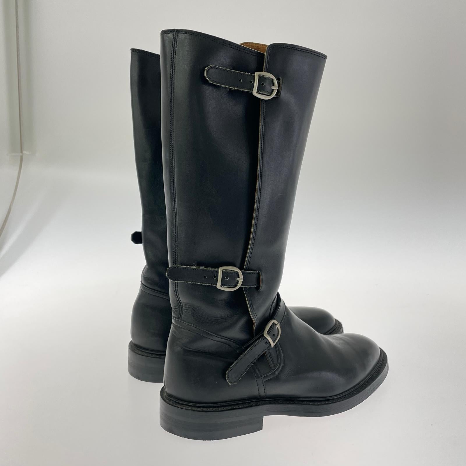 ブーツ Tricker's モーターサイクルブーツ SIZE 8 M6945 ブラック