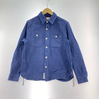 長袖シャツ ヘビービエラシャツ L ネイビー