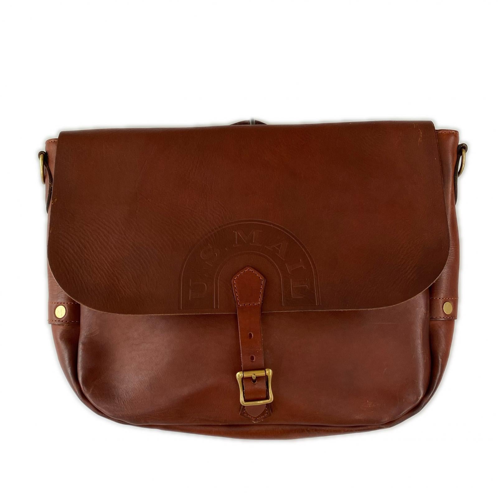 ショルダーバッグ VASCO LEATHER POSTMAN SHOULDER BAG ブラウン ブラウン