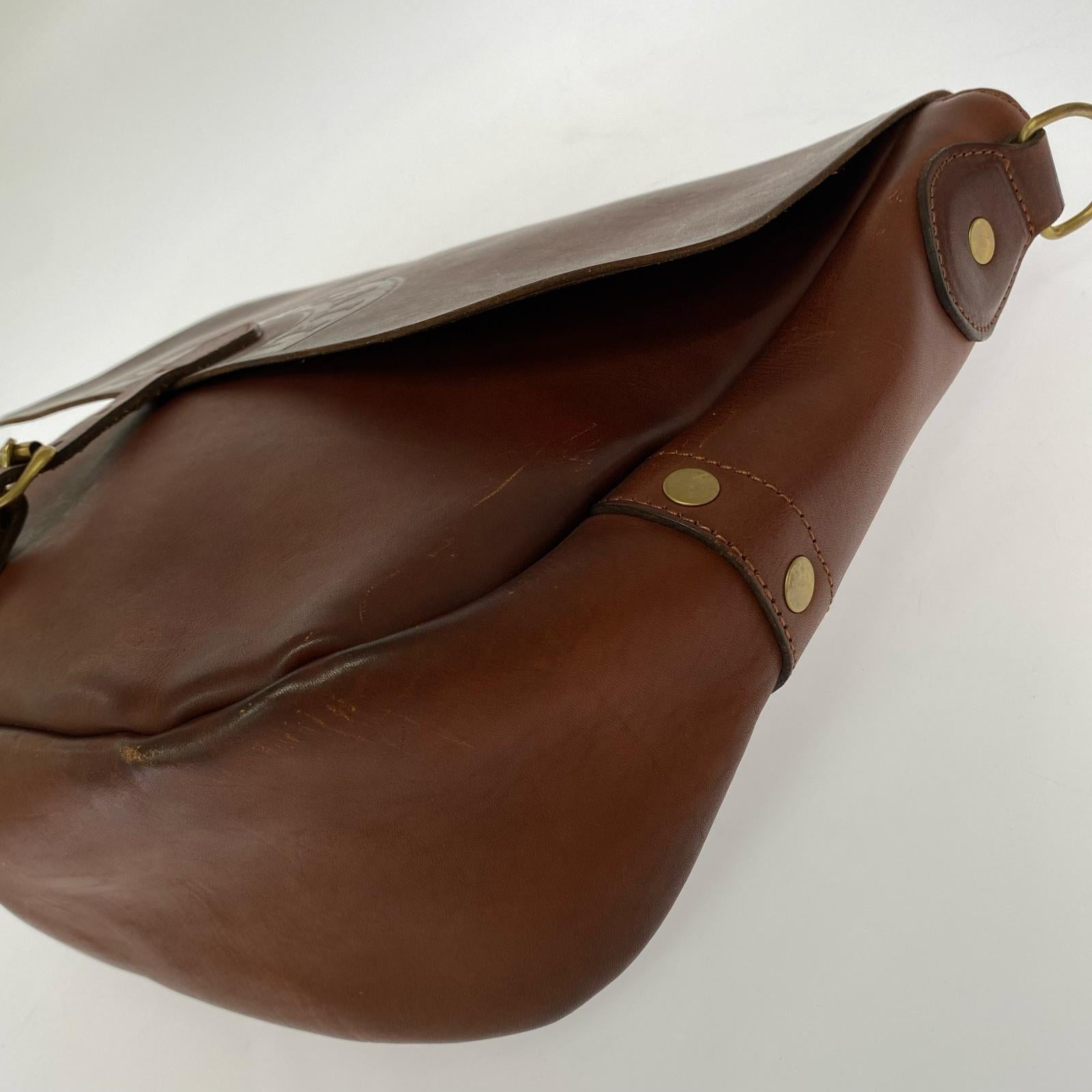 ショルダーバッグ VASCO LEATHER POSTMAN SHOULDER BAG ブラウン ブラウン