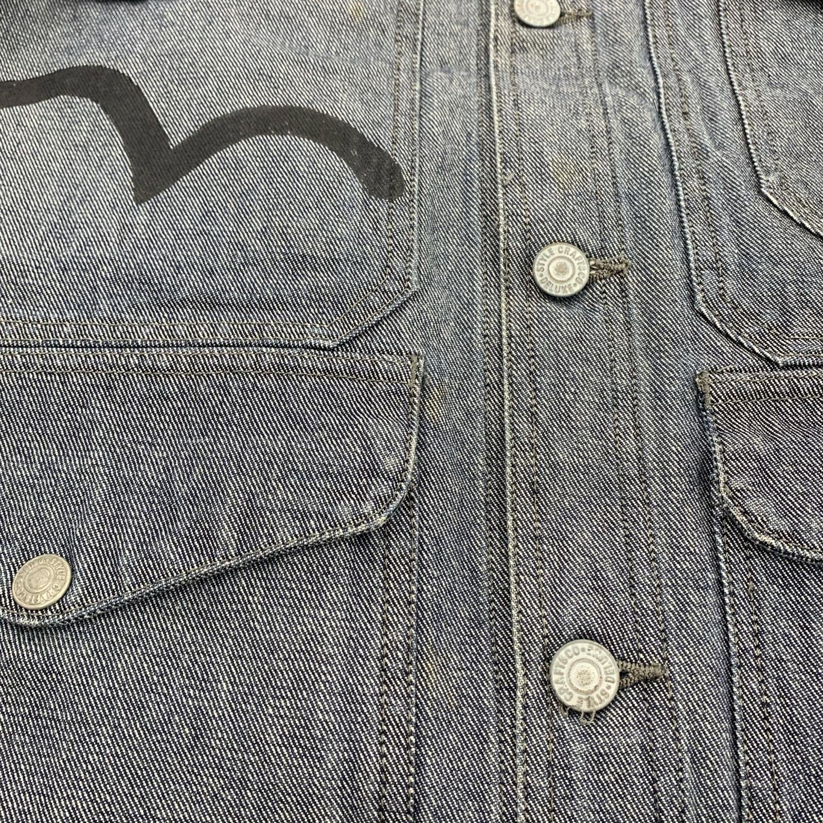 デニムジャケット EVISU デニムジャケット 40 グレー
