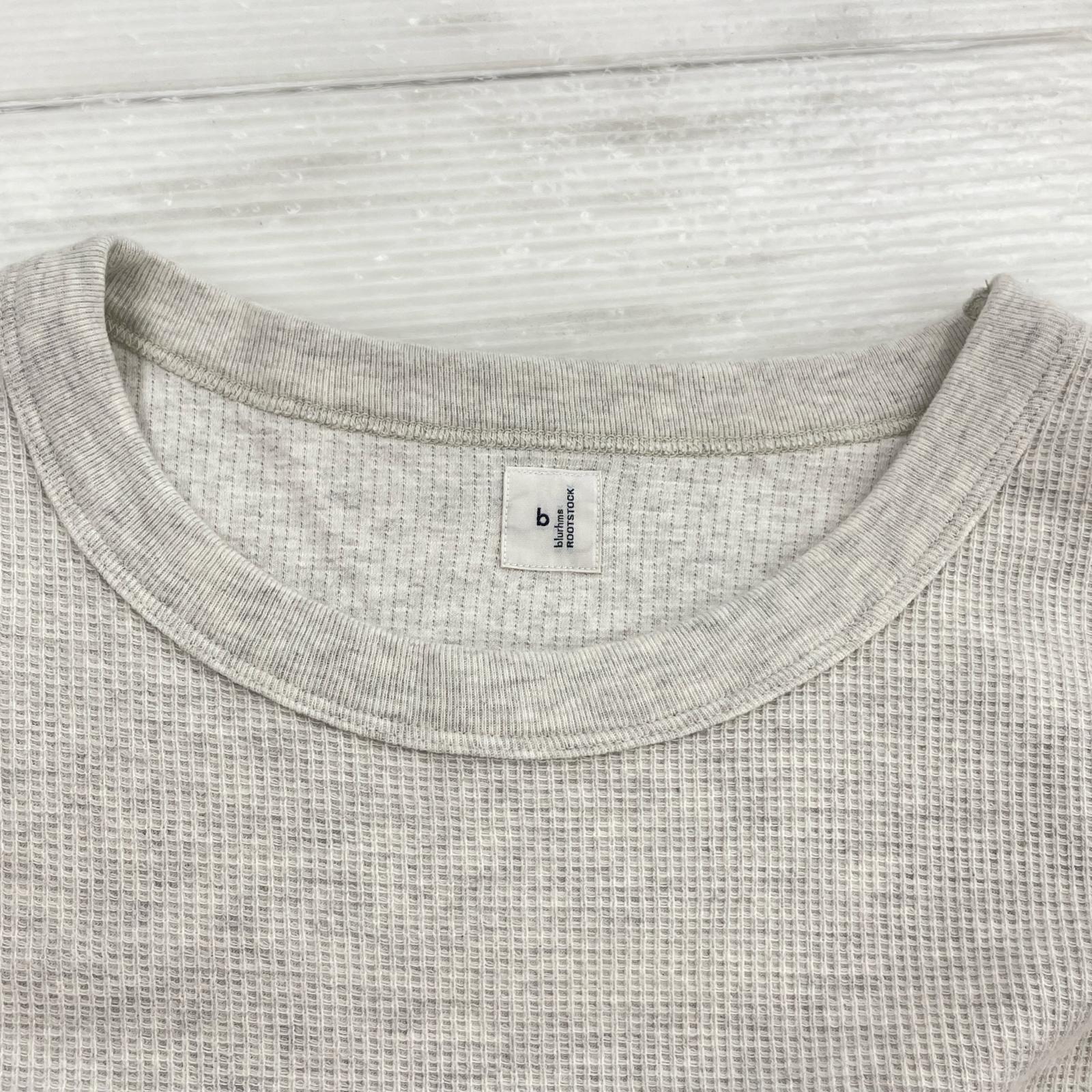 長袖Tシャツ THERMAL BASEBALL TEE 2 グレー
