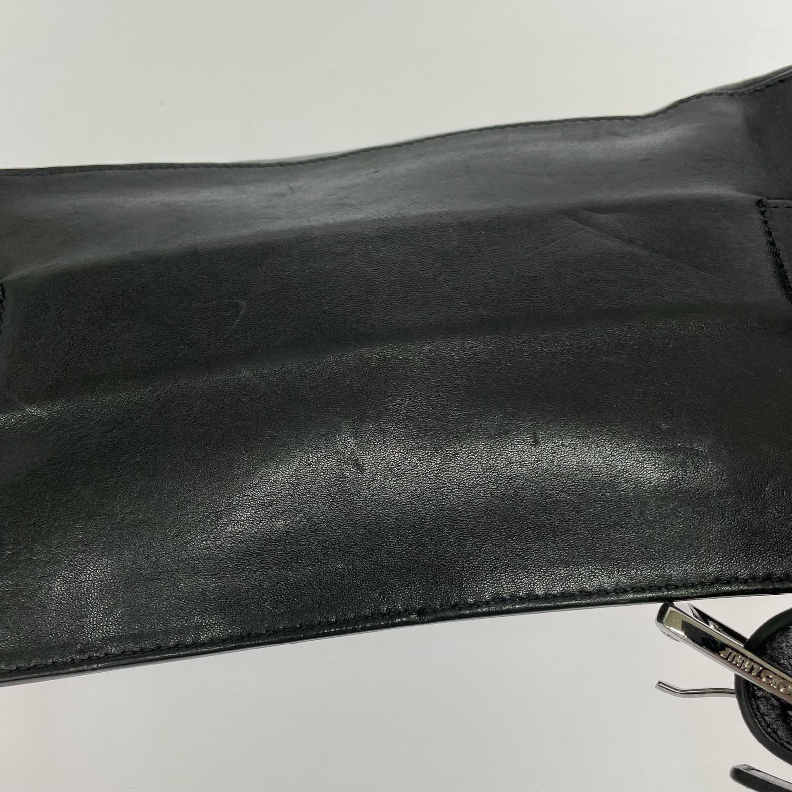 JIMMY CHOO OSCAR スタッズ ウエストバッグ 黒