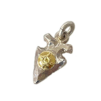 ネックレス K18 SILVER 矢じり ペンダントトップ