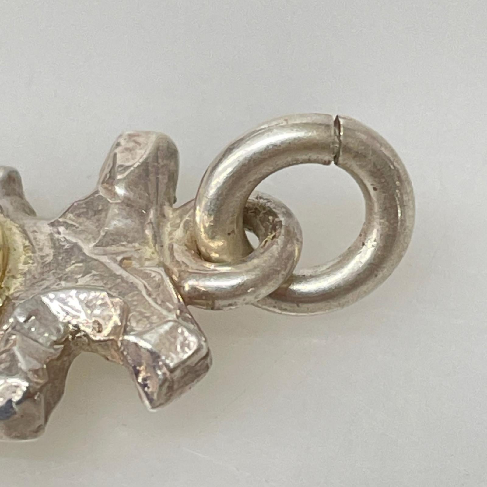 ネックレス K18 SILVER 矢じり ペンダントトップ