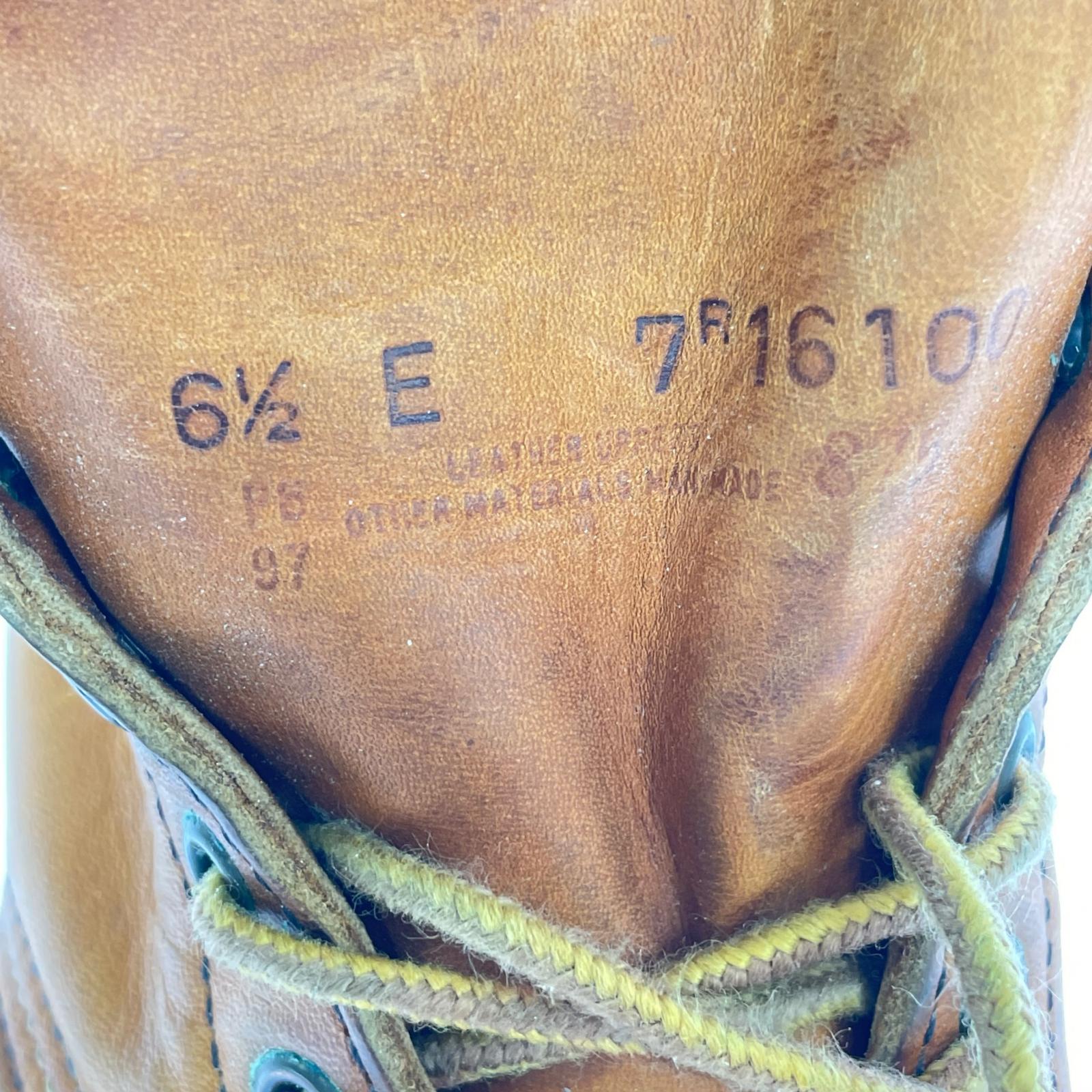 ブーツ RED WING Irish Setter 875 6.5E ブラウン ブラウン