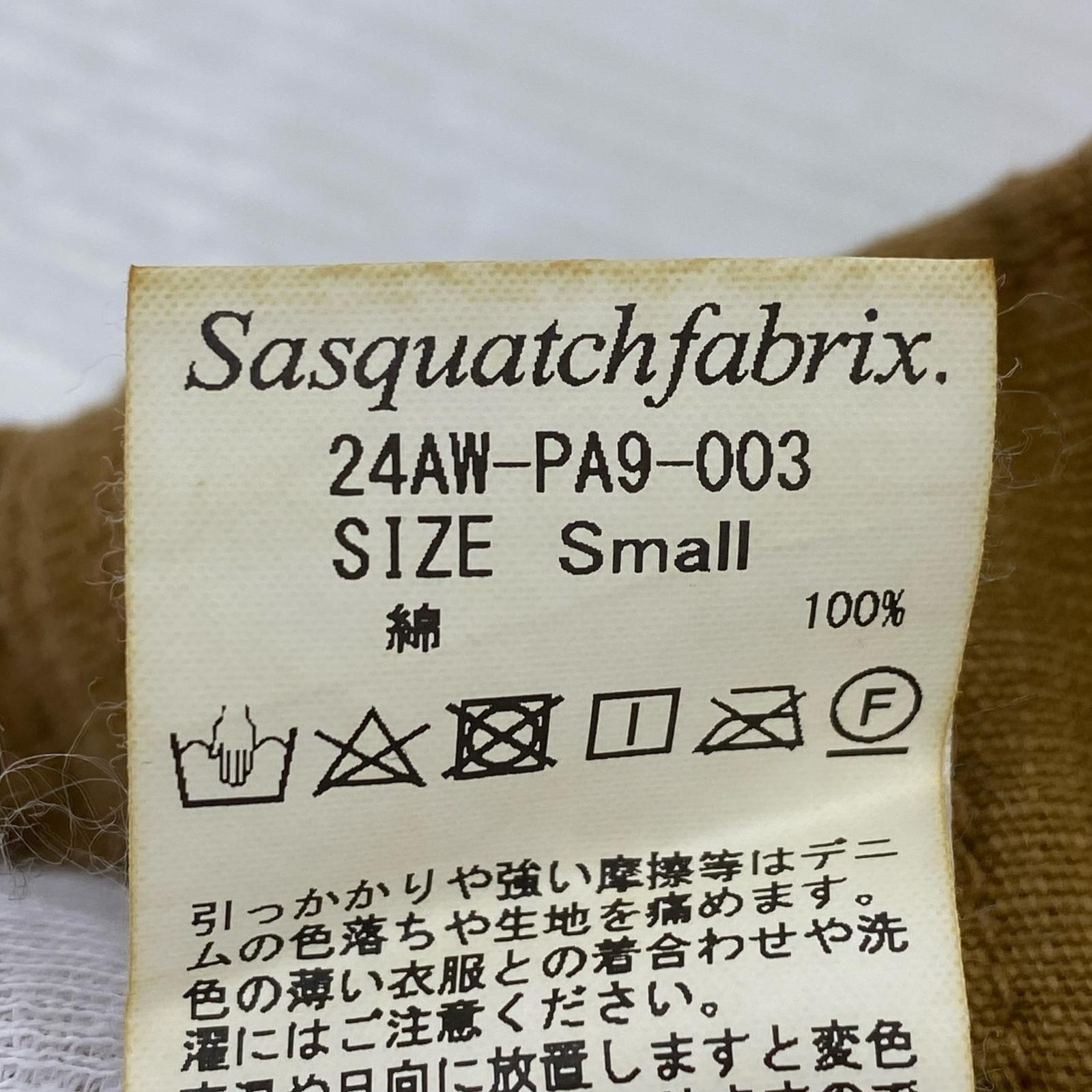 パンツ 24AW A PIECE OF CLOTH PK WORK PANTS S ブラウン