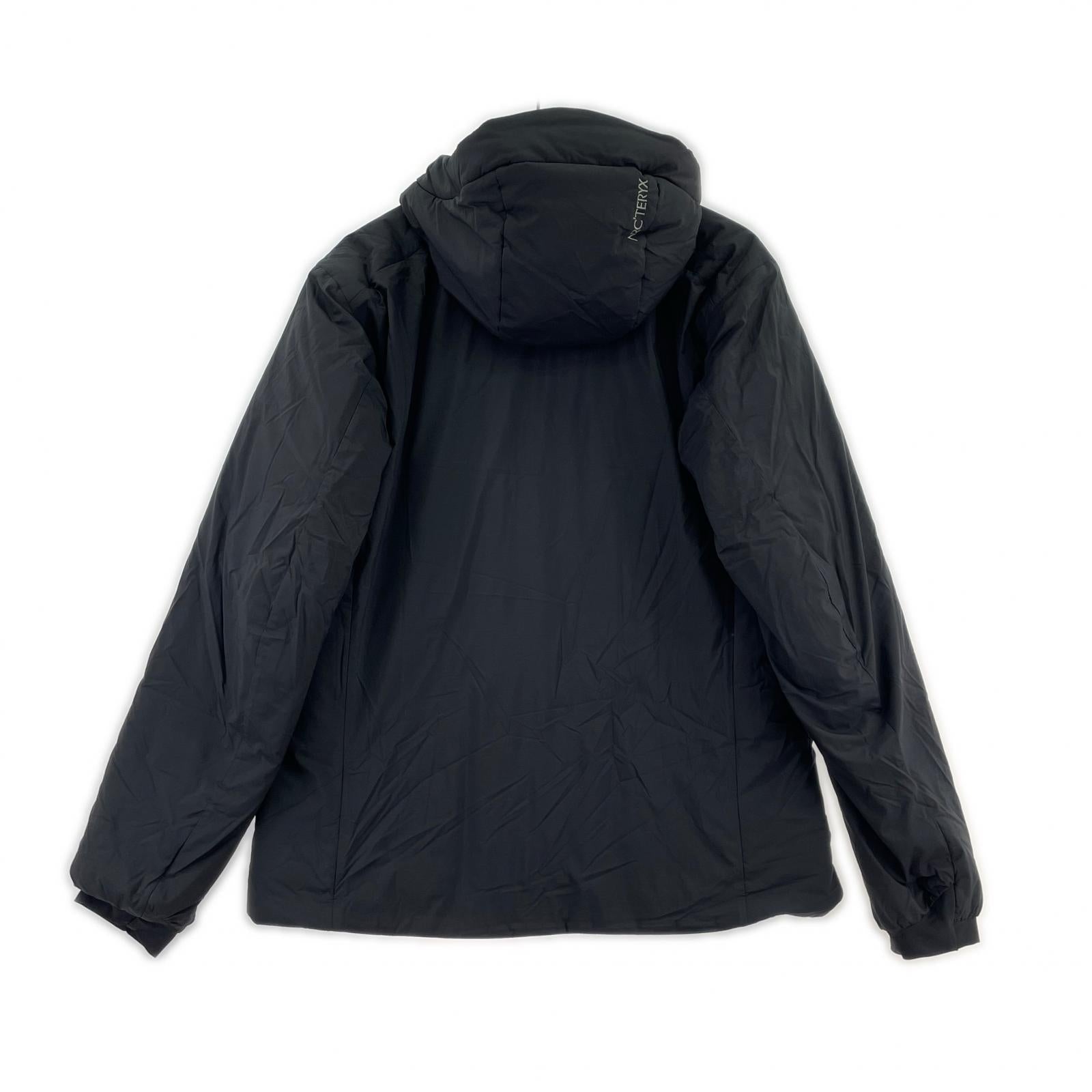 ダウンジャケット ATOM HEAVYWEIGHT HOODY S S ブラック