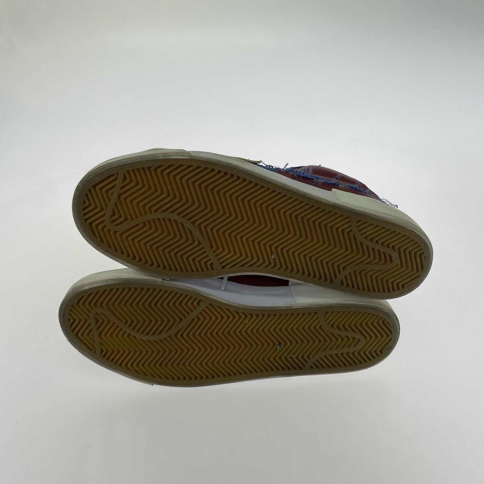 スニーカー ZOOM BLAZER MID EDGE 26.0 26cm (US8 UK7 1/2 EU42) ワインレッド