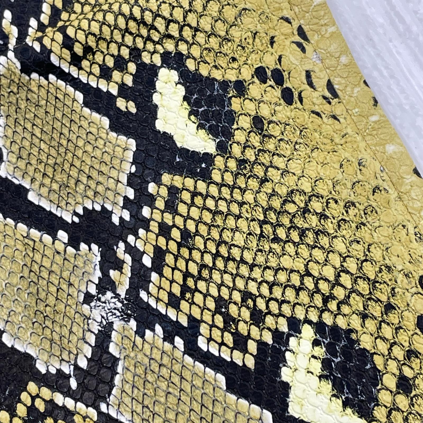 パンツ DMC KAL Snake jacket パイソン柄 2 イエロー