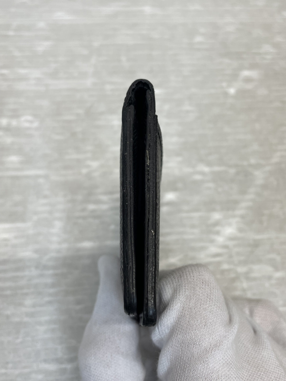 LOUIS VUITTON ダミエ ネームケース 黒 M63143