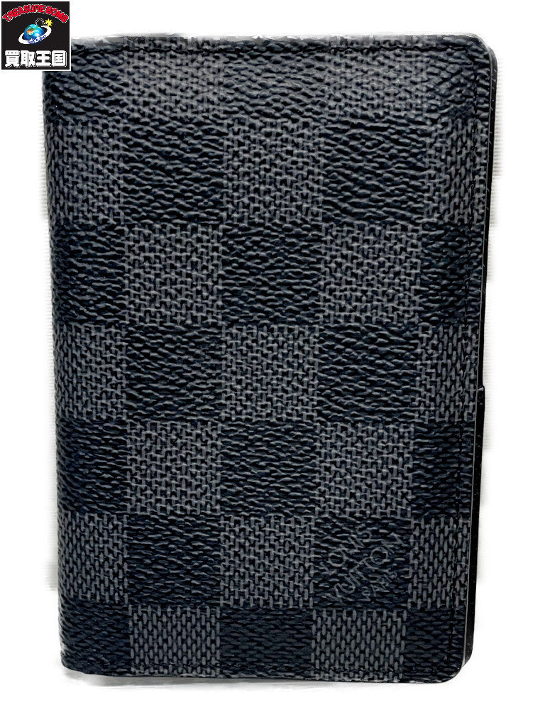 LOUIS VUITTON ダミエ ネームケース 黒 M63143