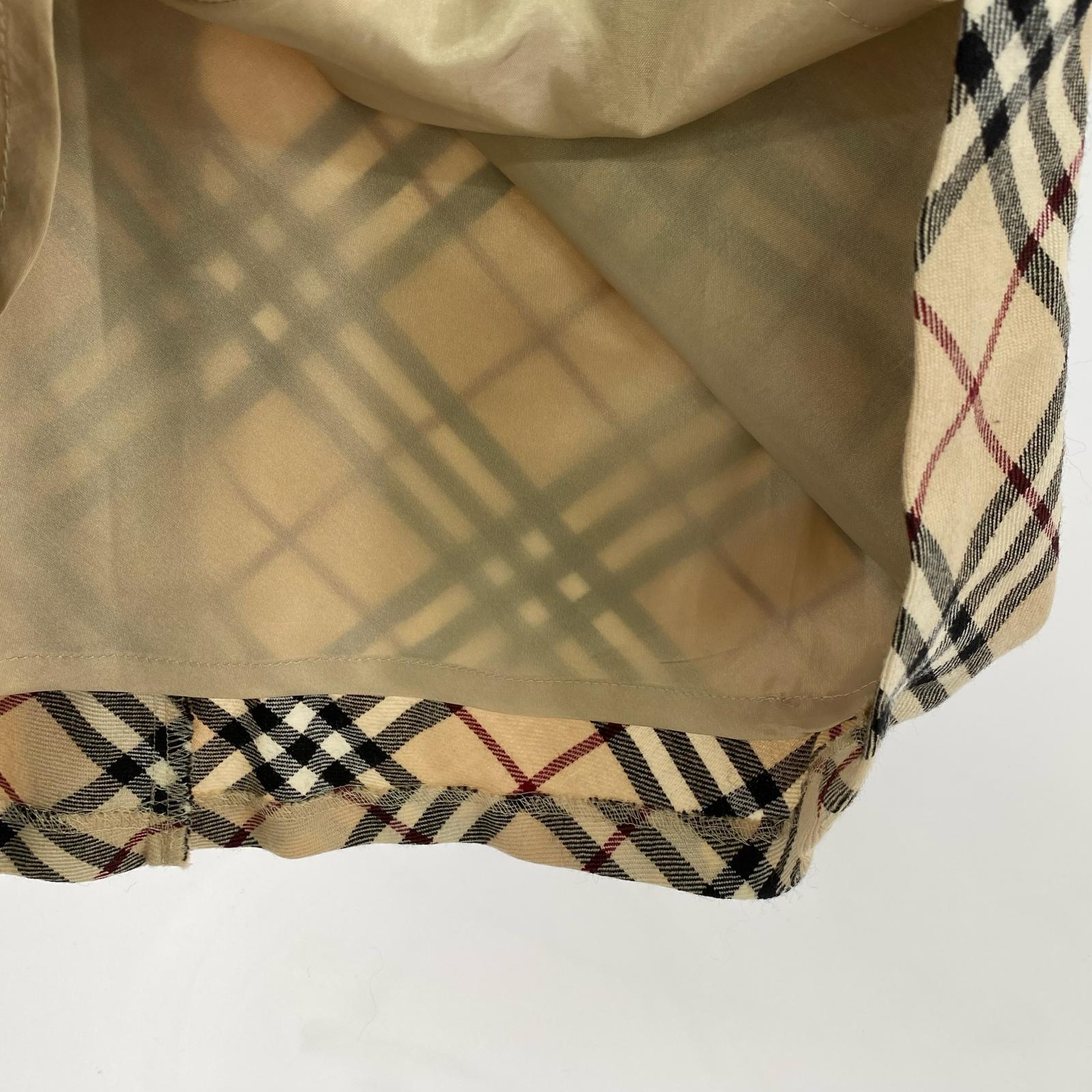 ワンピース BURBERRY BLUE LABEL ノースリーブワンピース ベージュ