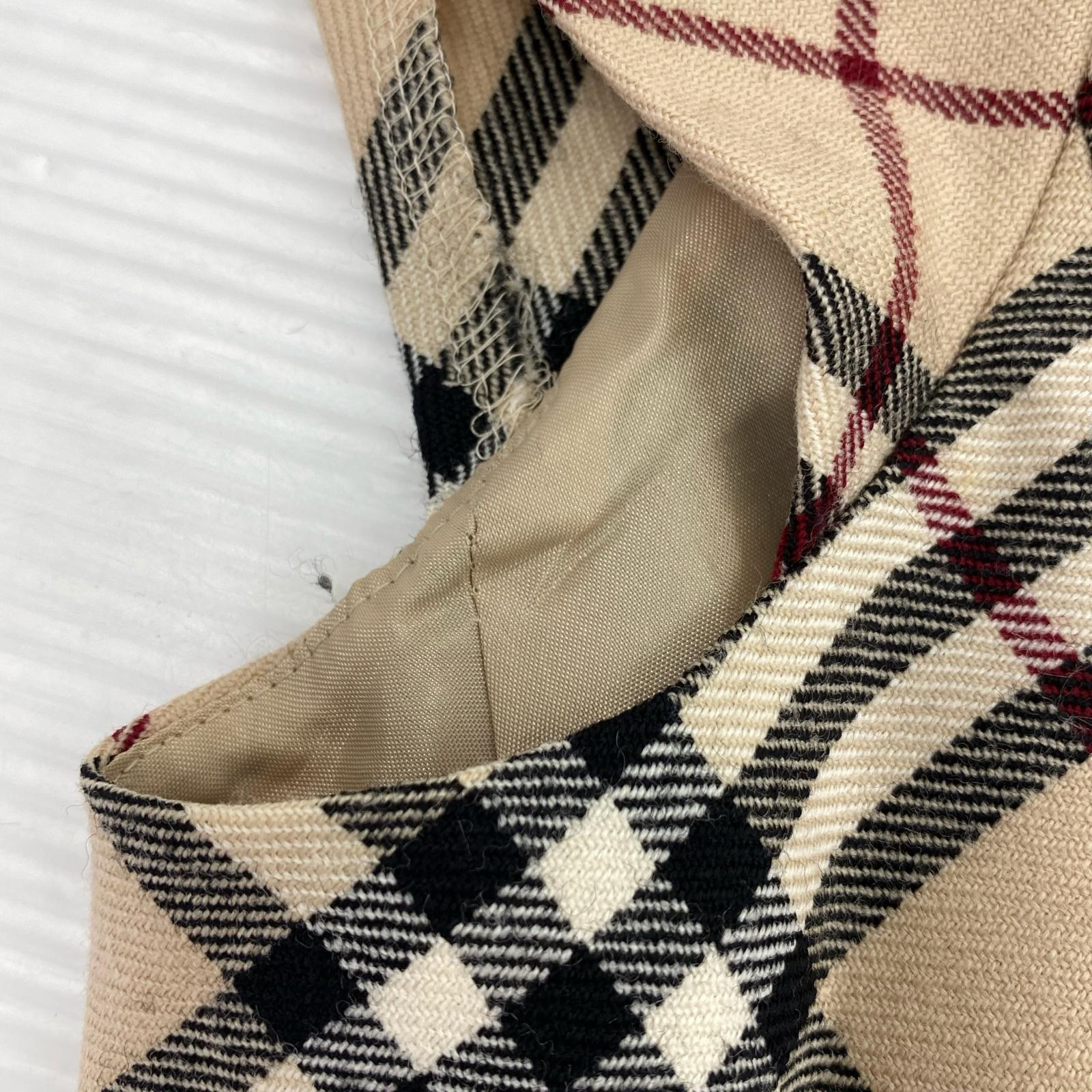 ワンピース BURBERRY BLUE LABEL ノースリーブワンピース ベージュ