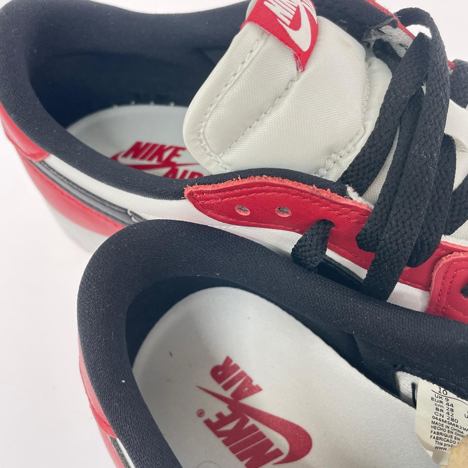 スニーカー AIR JORDAN1 RETRO LOW Chicago HQ6998-600 28cm (US10 UK9 1/2 EU46)