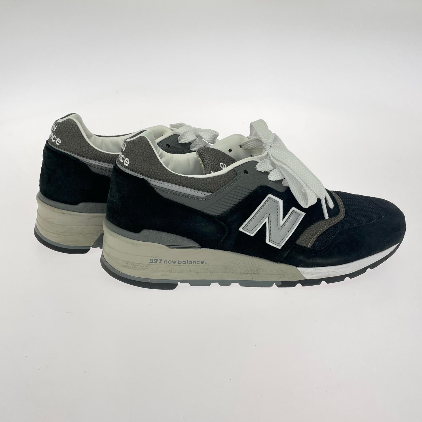 スニーカー ローカット USA製 U997BK (27.0) ブラック 27cm (US9 UK8 1/2 EU44) ブラック
