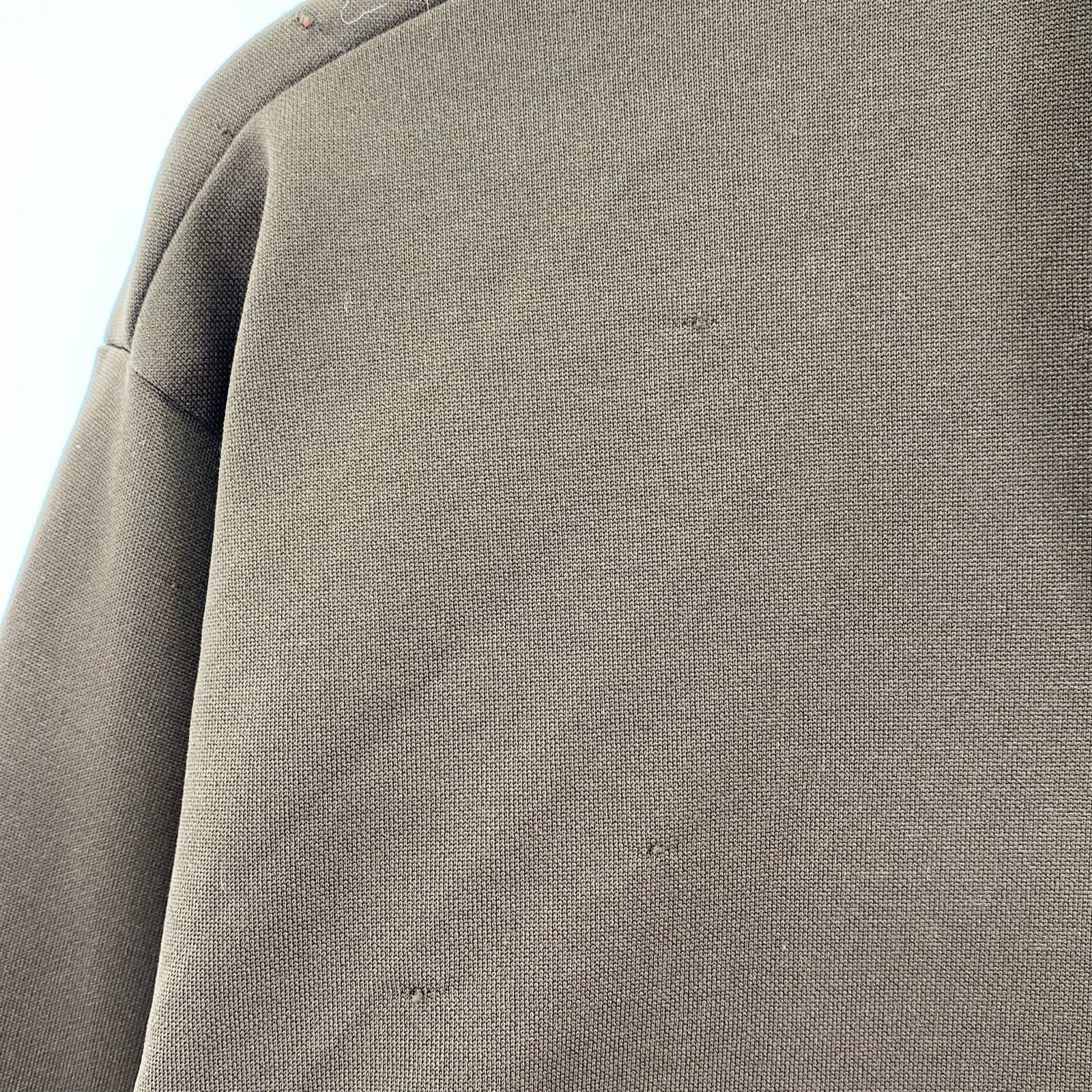 長袖シャツ 70s sears ポリシャツ L ブラウン