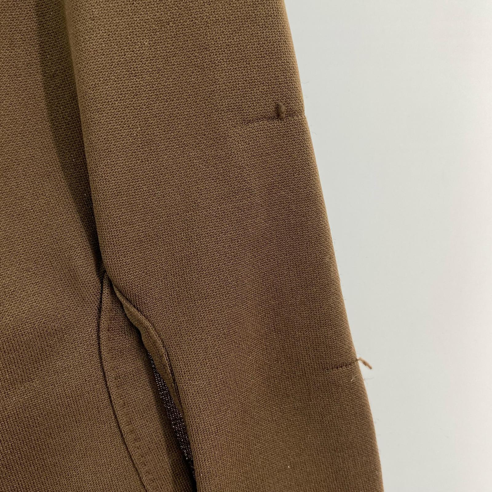 長袖シャツ 70s sears ポリシャツ L ブラウン