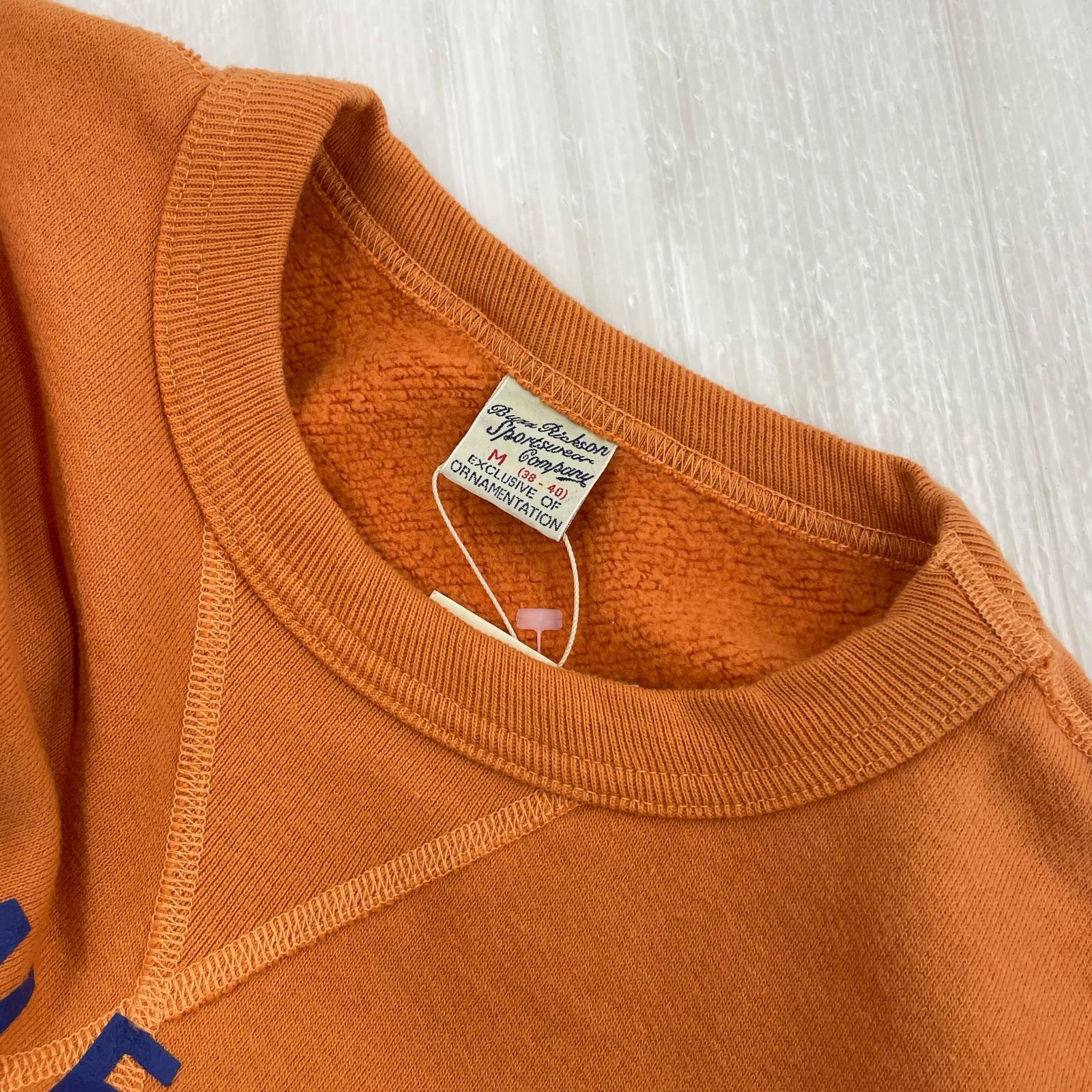 スウェット BR69285 CREW SWEAT SHIRT 橙 (M) M