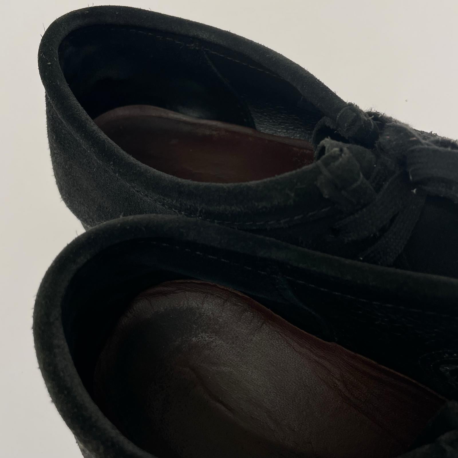 シューズ Wallabee Boot Black Suede 11826 BLK UK7 ブラック