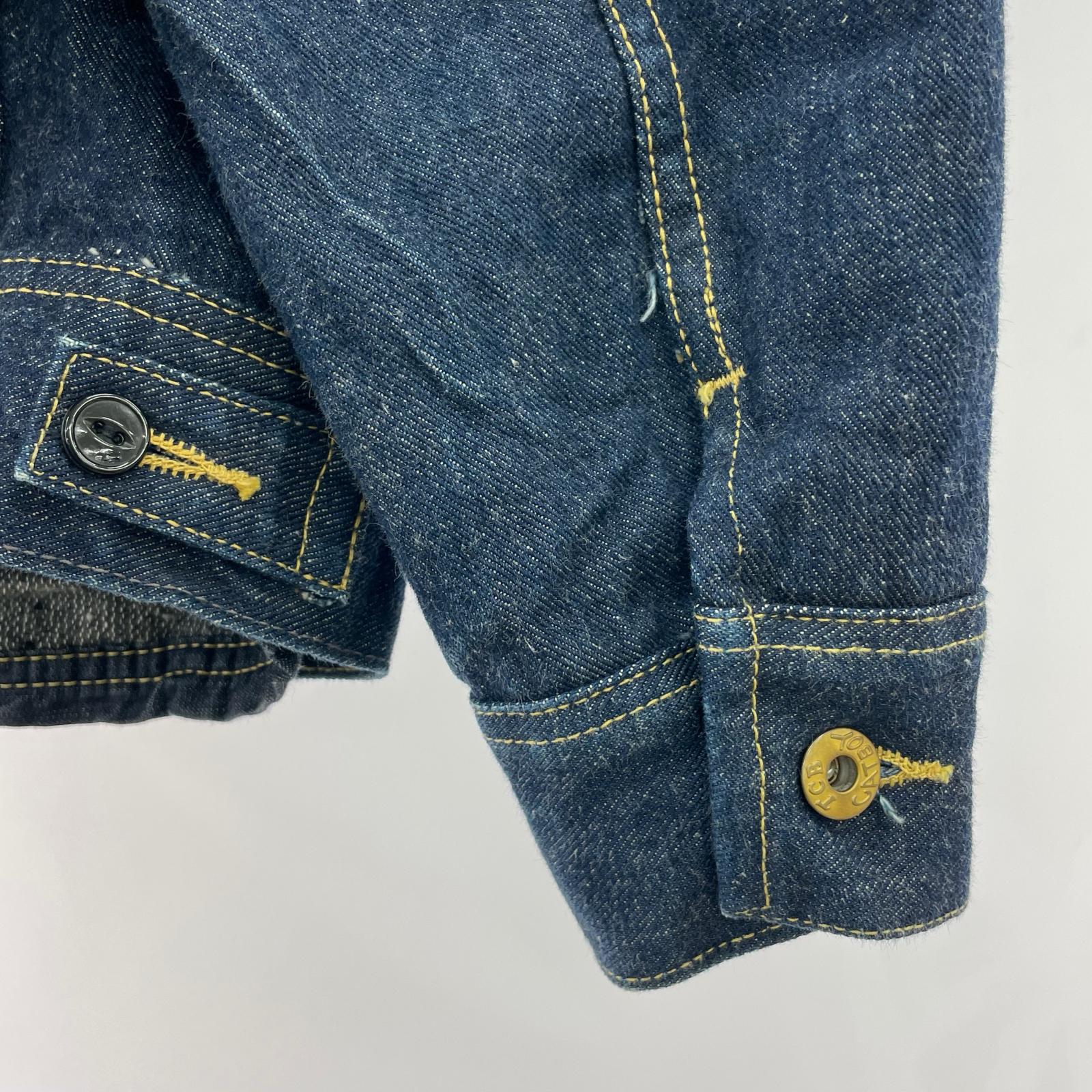 デニムジャケット TCB Storm Cats Drive Jacket (42) 42 ネイビー