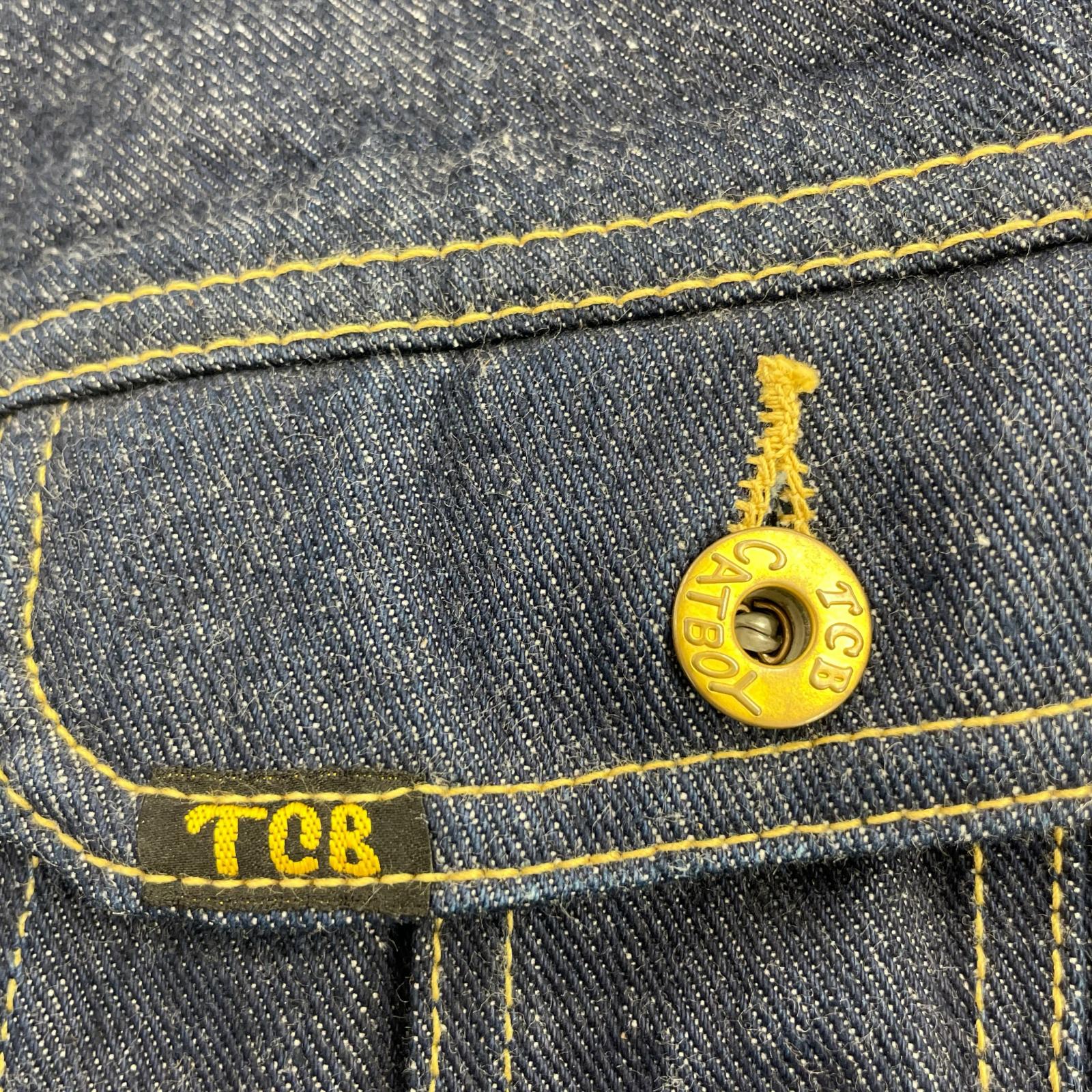 デニムジャケット TCB Storm Cats Drive Jacket (42) 42 ネイビー