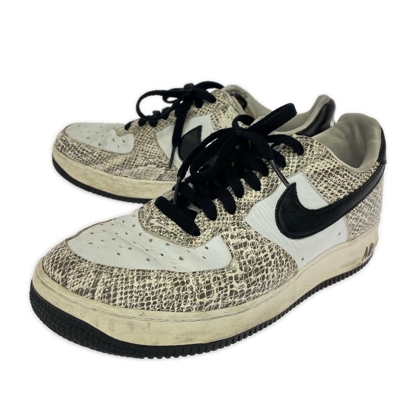スニーカー AIR FORCE1 RETRO SNAKE 26.5cm (US8 1/2 UK8 EU43) ホワイト
