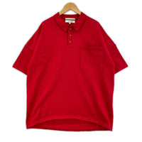 ポロシャツ ECOPET POLO KNIT 赤 (L) L レッド