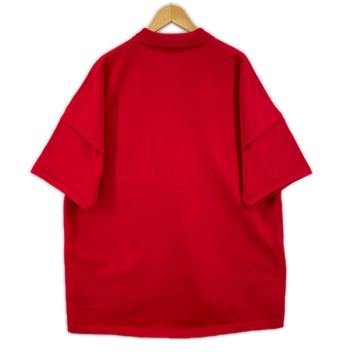 ポロシャツ ECOPET POLO KNIT 赤 (L) L レッド