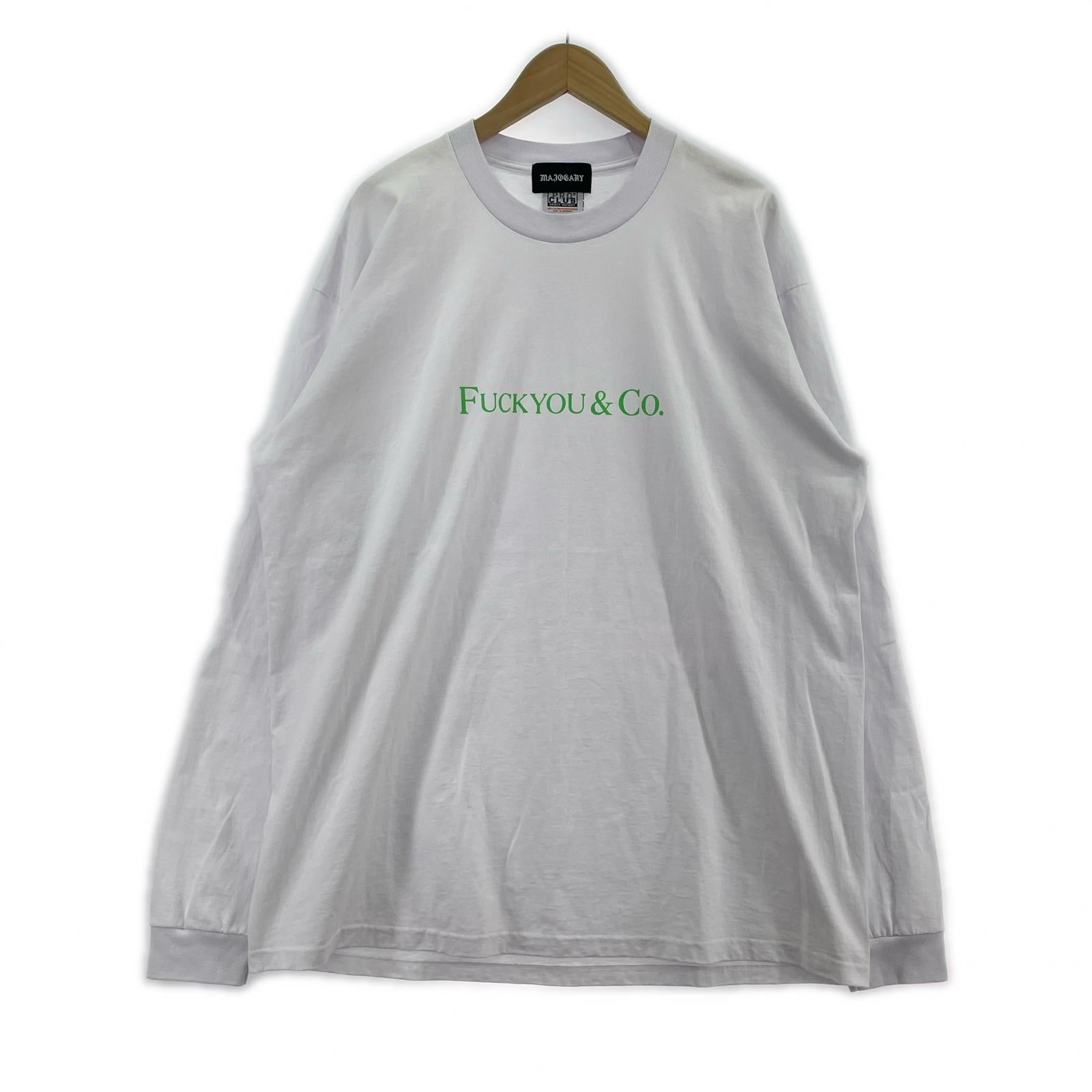 長袖Tシャツ MAJOGARY PROCLUB 白 ホワイト