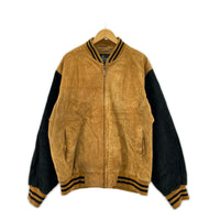 レザージャケット oscar piel ピッグレザースタジャン L BRW L ブラウン