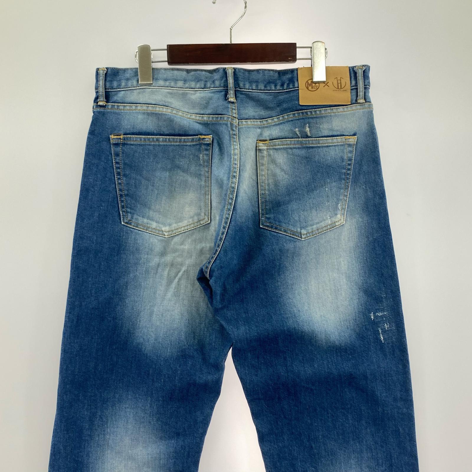 デニムパンツ MAKi+IZE Japan Blue Jeans L ブルー