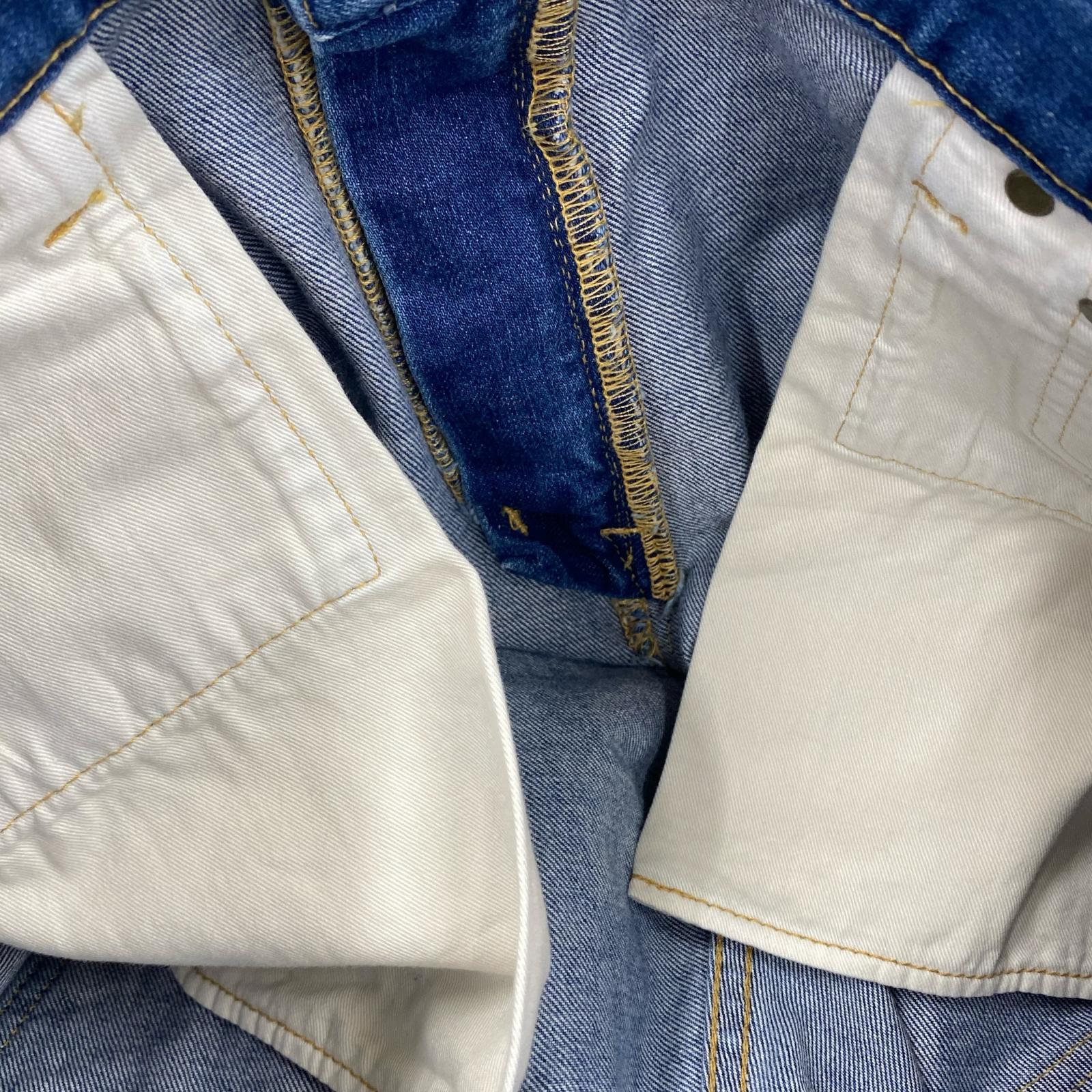 デニムパンツ MAKi+IZE Japan Blue Jeans L ブルー