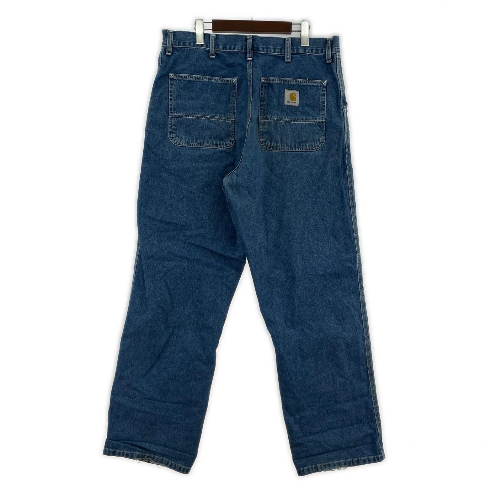 デニムパンツ simple pants ペインター ブルー
