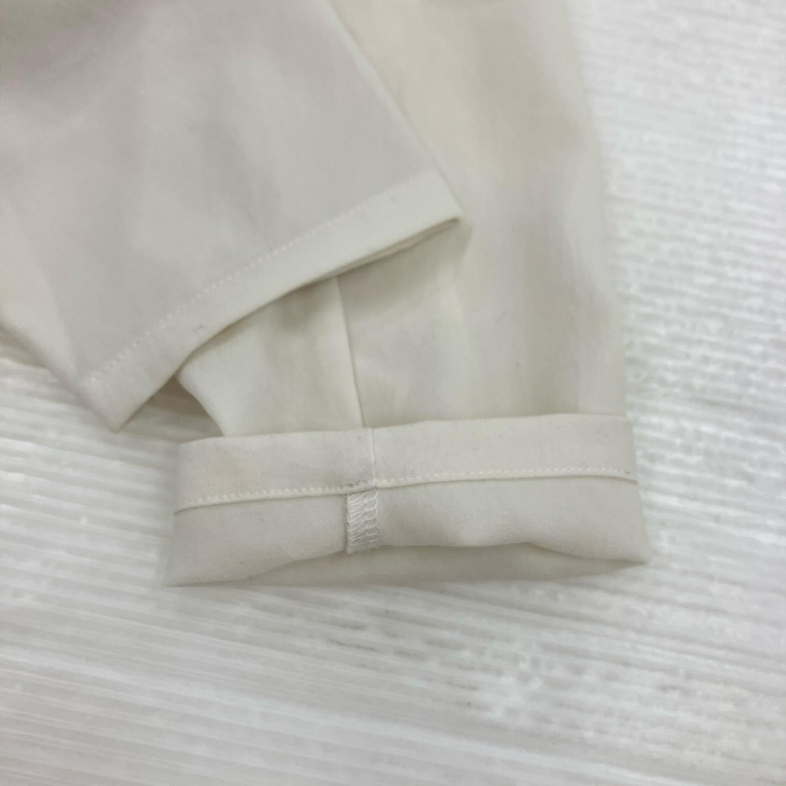 長袖Tシャツ 白 ホワイト