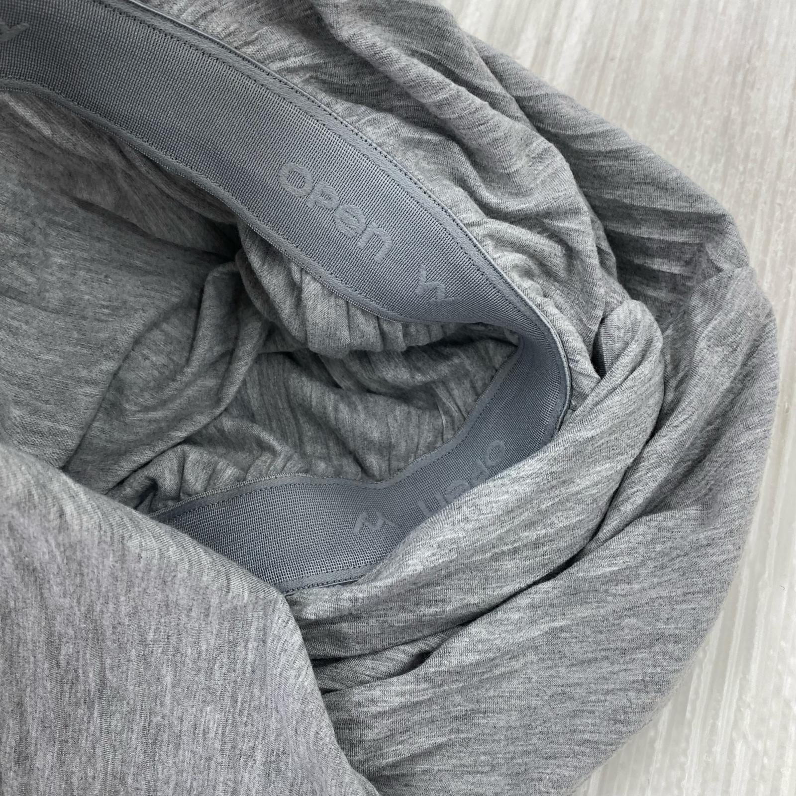 長袖Tシャツ OPEN YY トップス (M) 灰 M グレー