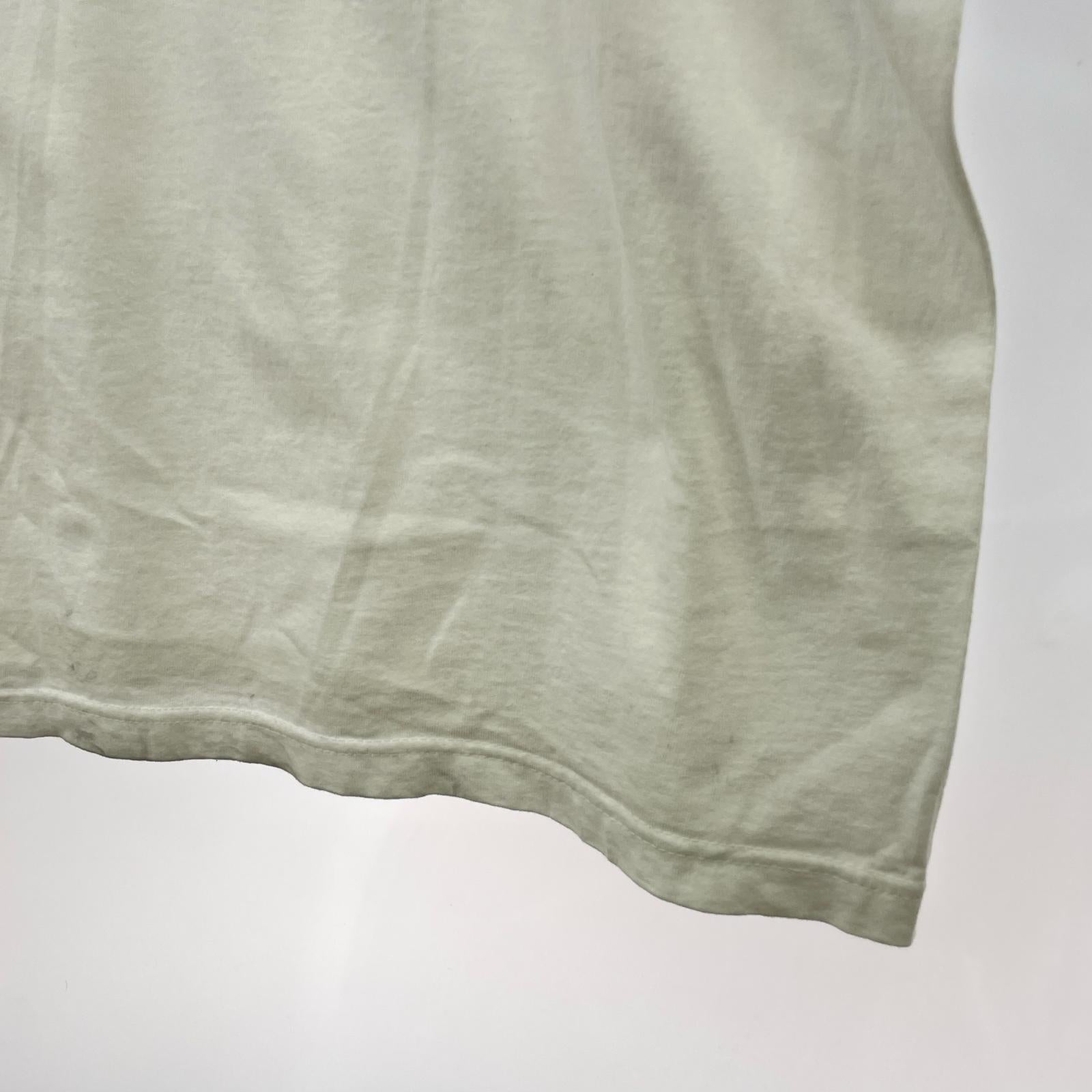 半袖Tシャツ トレフォイルロゴ 白 USA製 (L) L ホワイト