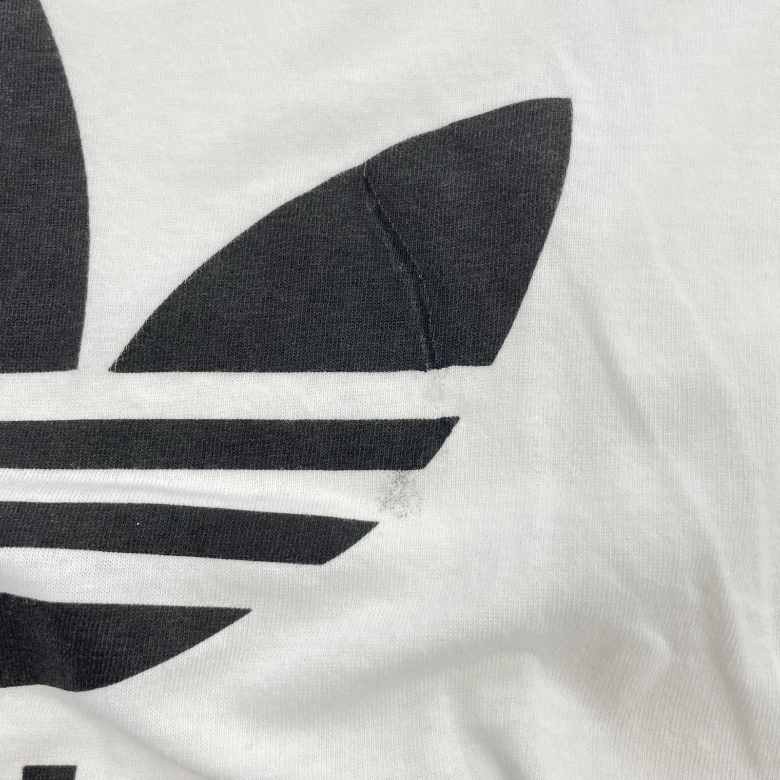 半袖Tシャツ トレフォイルロゴ 白 USA製 (L) L ホワイト
