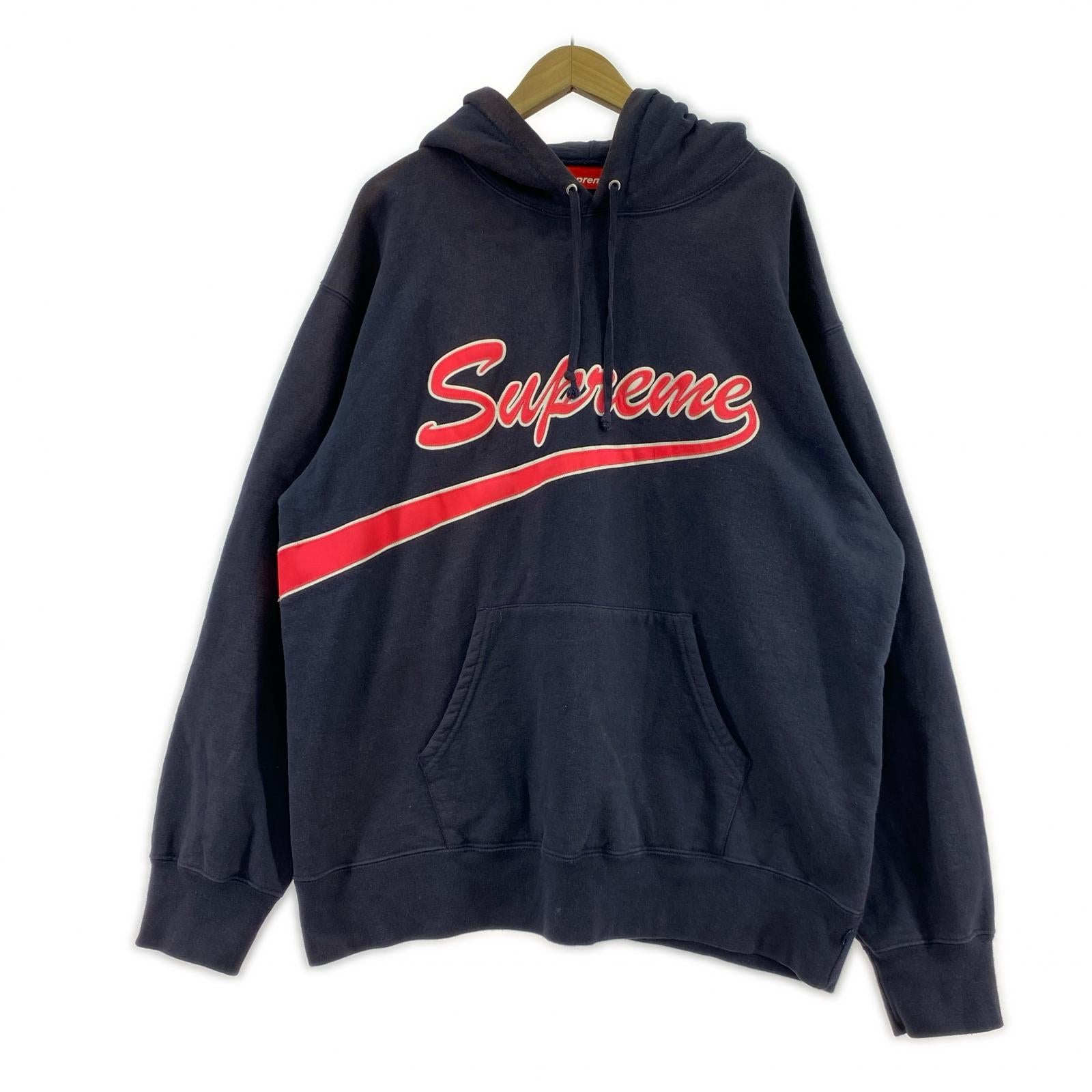 パーカー 21Fw Tail Hooded Swectshirt ネイビー